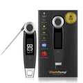 Finaltouch X10 Instant Read Digital Meat Thermometer NSF Certified Waterproof Professional for Cooking Grilling BBQ Baking Candy Oil with Rotating Probe and Backlit Display (Charcoal Gray)