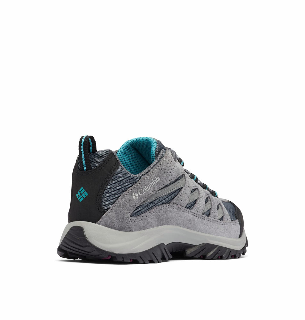 Columbia Womens Crestwood Hiking Shoe, Graphite/Pacific Rim, 9