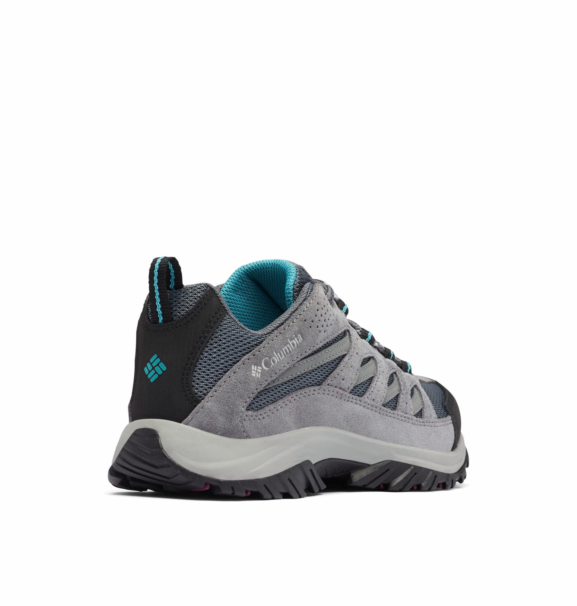 Columbia Womens Crestwood Hiking Shoe, Graphite/Pacific Rim, 9