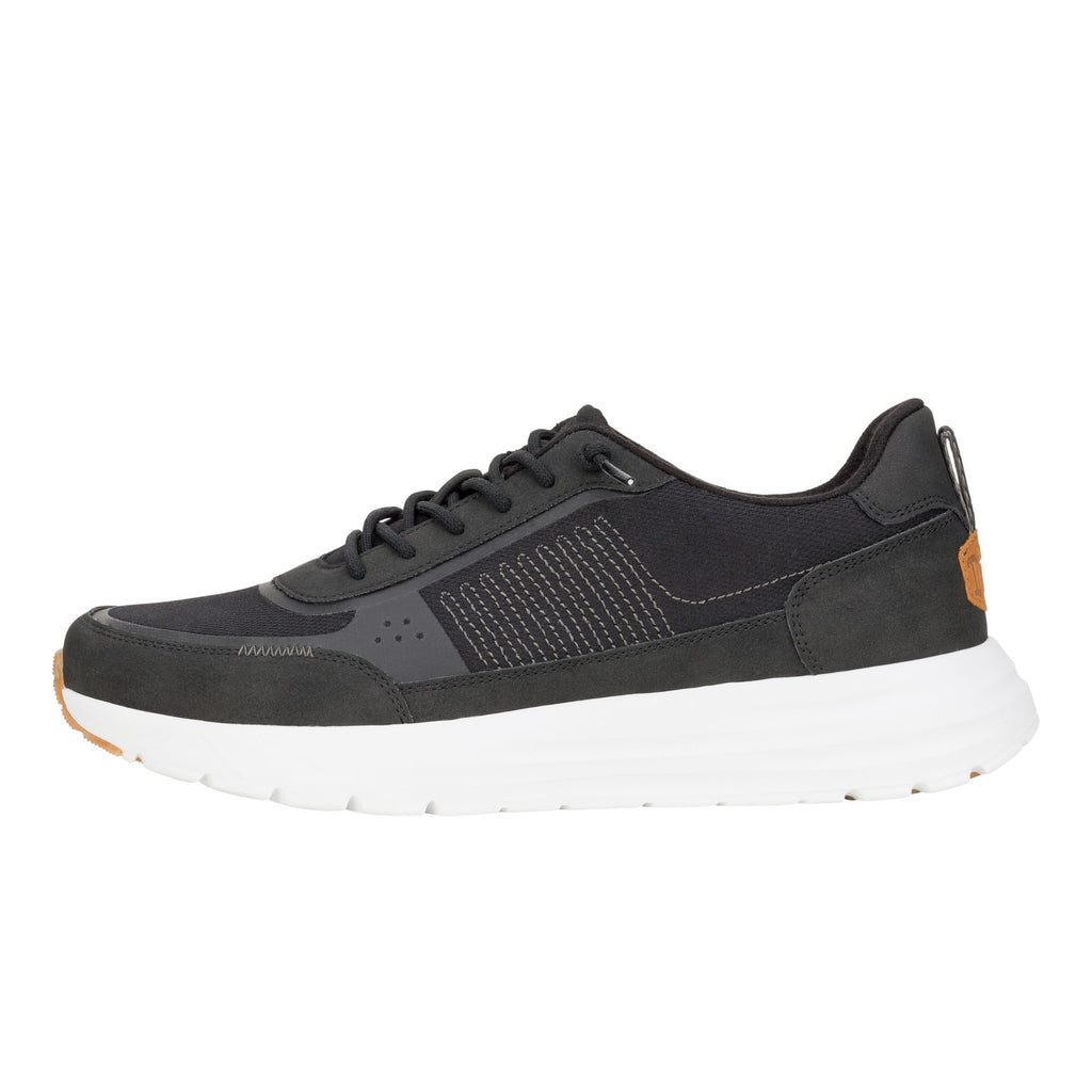 HEYDUDE Sirocco Alta M Essentials Black/White Size 11, Men's Shoes, Men's Casual Sneakers, Comfortable & Light-Weight