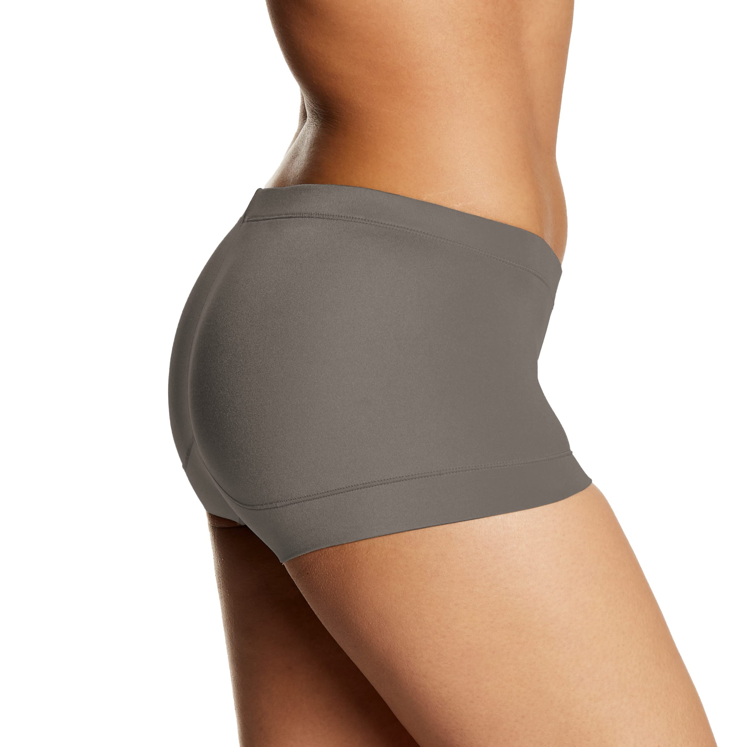 Maidenform Women's Underwear Boy Shorts Pack, 3-Pack, Microfiber Boy short Underwear Women Pack, Coverage Panties for Women