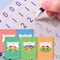 Magic Practice Copybook, Reusable Writing Practice Book, for Preschool Kids Age 3-8 Calligraphy 9.44in×6.29in(5 Books with Pens)