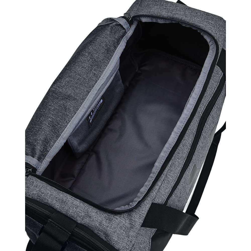 Under Armour Unisex-Adult Undeniable 5.0 Duffle, Pitch Gray Medium Heather (012)/Black, Medium