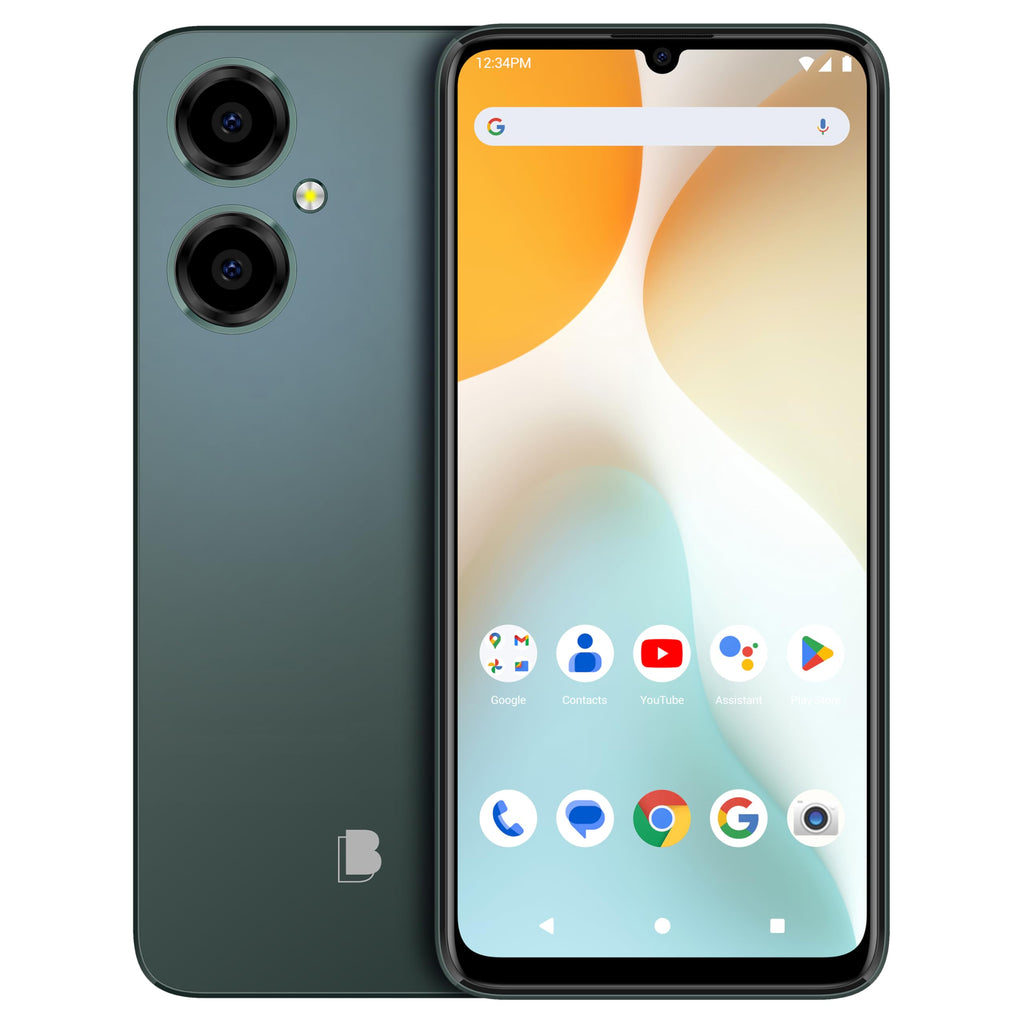 BLU G64 | 2024 | All-Day Battery | Unlocked | 6.8” HD+ Infinity Display | 256GB | Dual 50MP Camera | US Warranty| Green