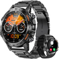PODOEIL Military Smart Watches for Men(Answer/Make Call), Tactical Smartwatch for Android iOS, 400mAh Battery/Sports Tracking/Health/Sleep Monitoring