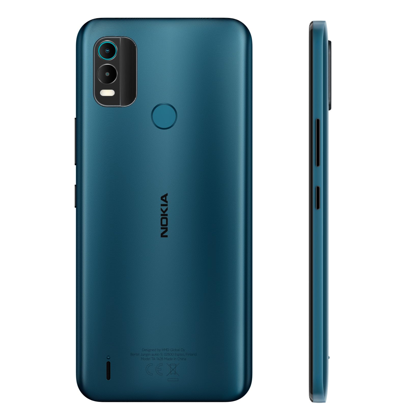 Nokia C21 Plus | Android 11 (Go Edition) | Unlocked GSM Smartphone | 2-Day Battery | Dual SIM | 2/64GB | 6.52-Inch Screen | Cyan | Not Compatible with Verizon or AT&T