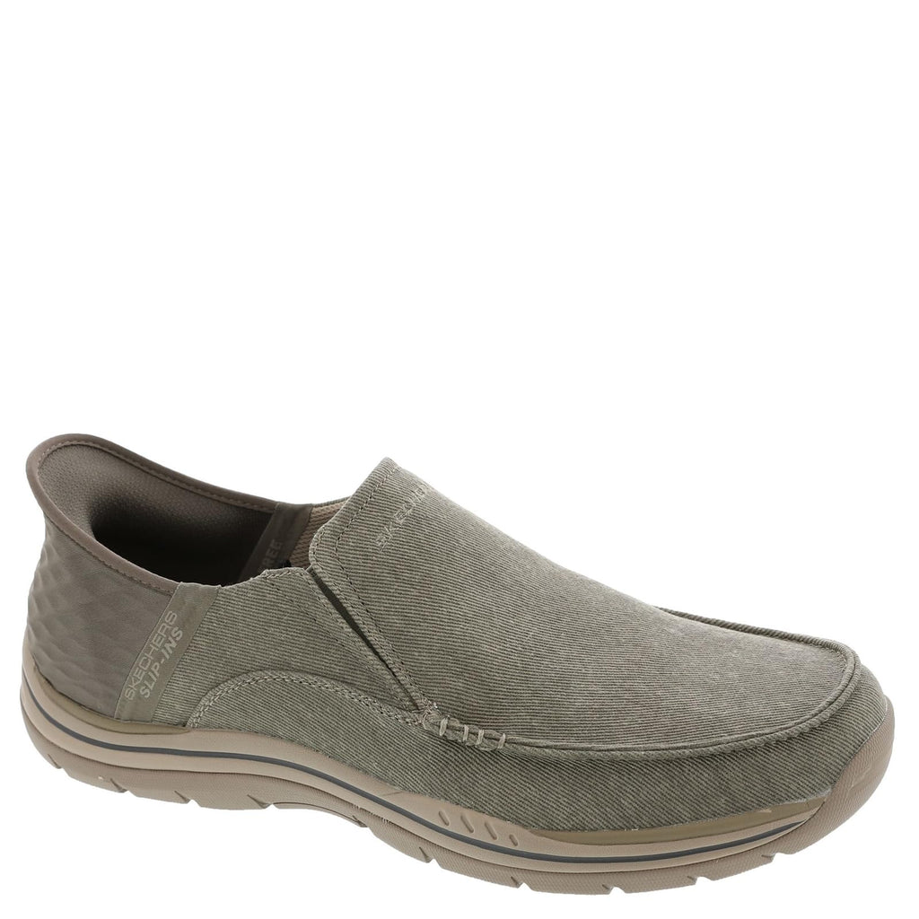 Skechers Men's Expected - Cayson Hands Free Slip-in Men's Casual, Beige, 11, X-Wide, US