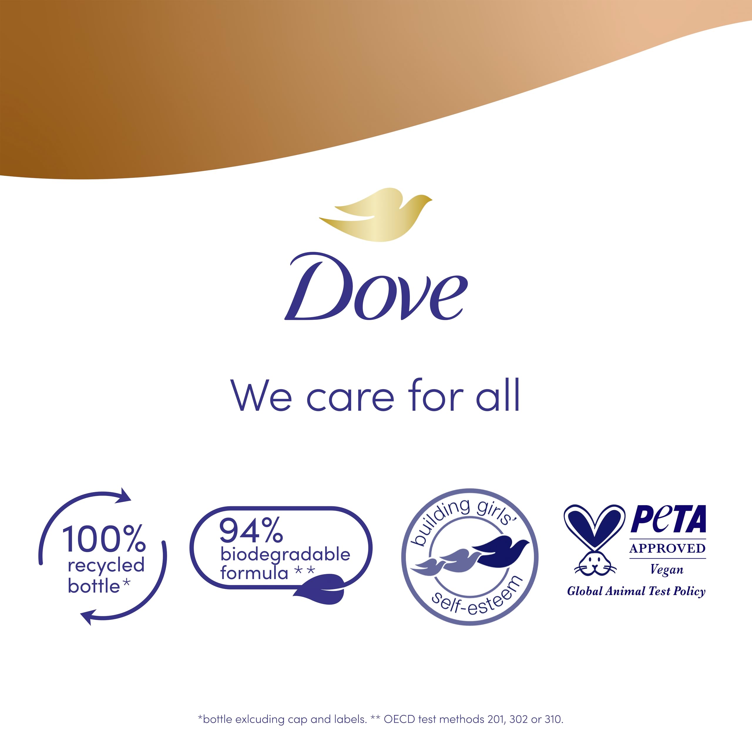 Dove Advanced Care Pampering Body Wash Body Cleanser shower gel with a shea butter & vanilla scent for instantly lotion-soft skin 6x 225 ml