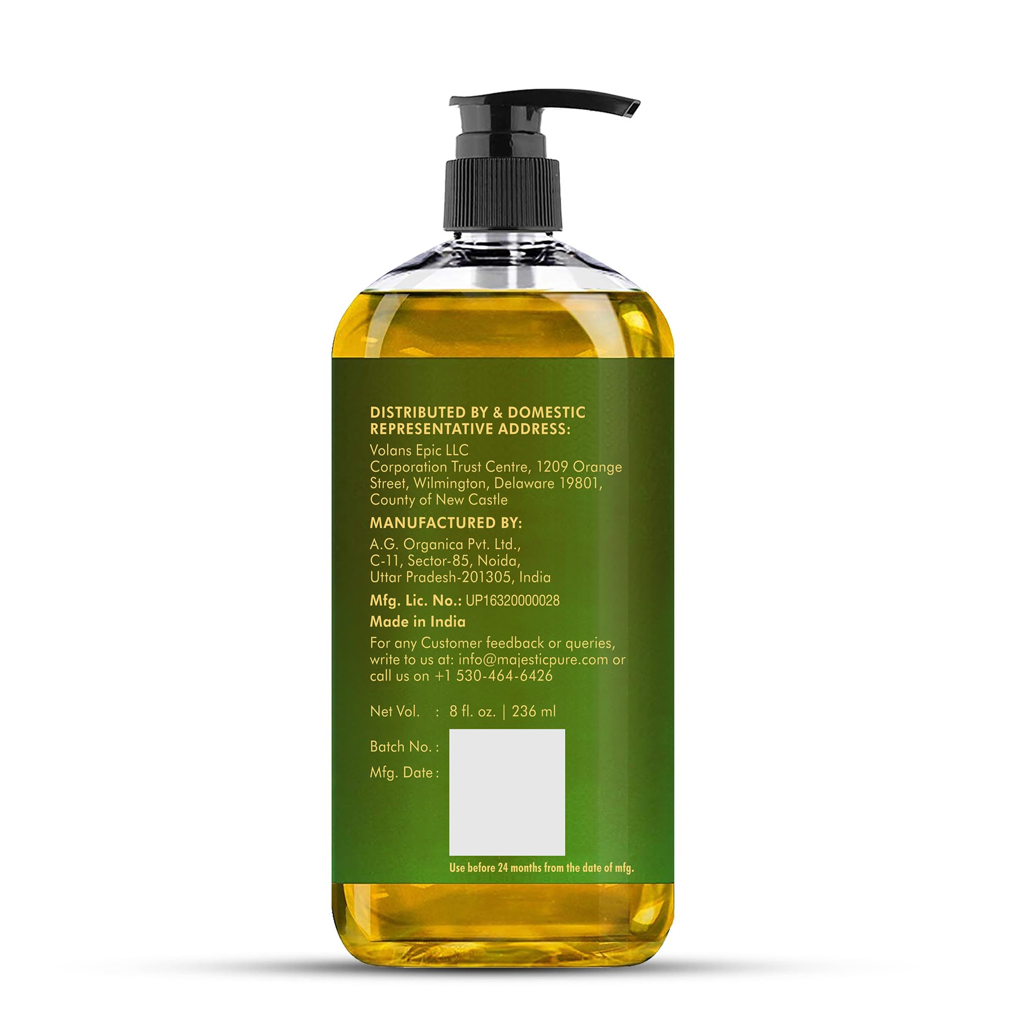 MAJESTIC PURE Arnica Sore Muscle Massage Oil for Massage Therapy - Refreshing and Relaxing - Natural Oils with Lavender & Chamomile Essential Oils - All Skin Types - Men & Women Massage Lotion-8 fl oz