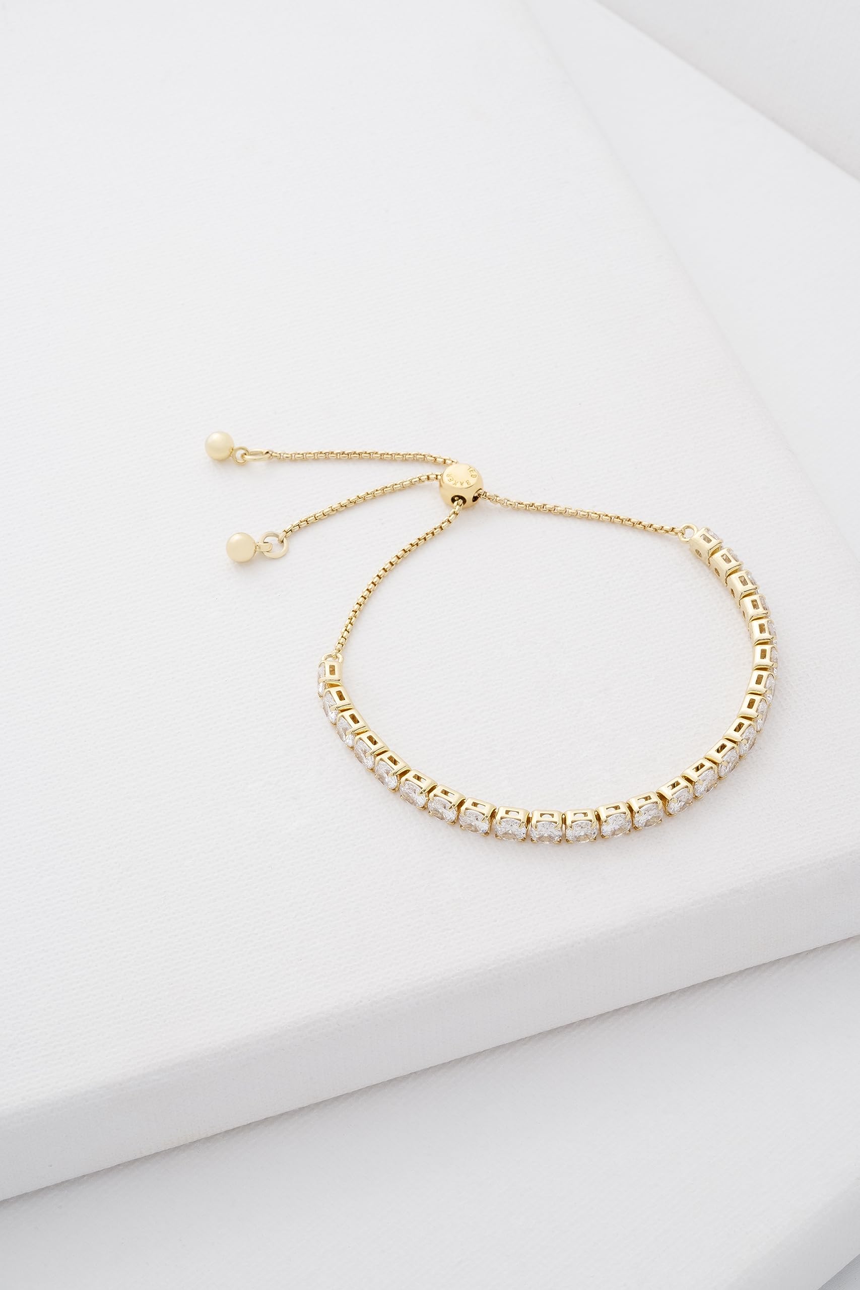 Ted Baker London Melrah Icon Crystal Slider Adjustable Tennis Bracelet for Women