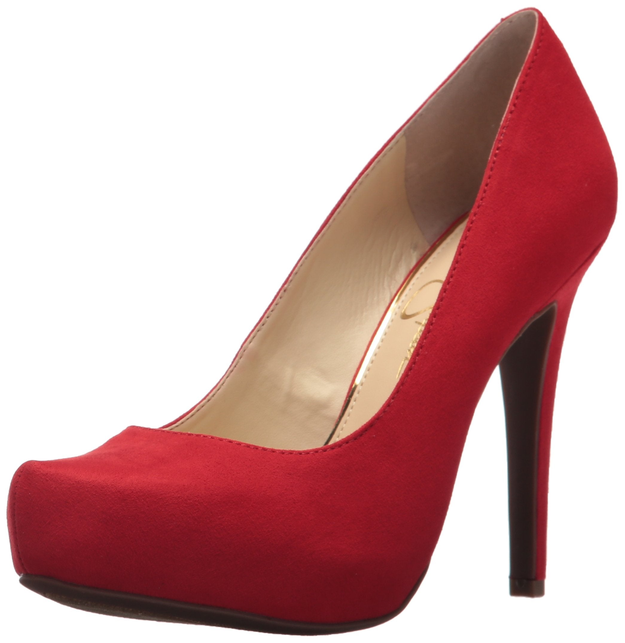 Jessica Simpson Women's Parisah Pump, Red Mousse, 5.5