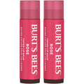Burt's Bees Lip Tint Balm for Valentine's Day, with Long Lasting 2 in 1 Duo Tinted Balm Formula, Color Infused with Hydrating Shea Butter for a Natural Looking Buildable Finish, Rose (2-Pack)