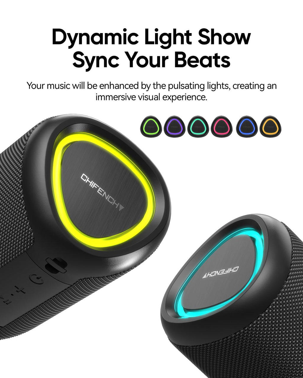 Portable Bluetooth Speaker Valentines Gifts For Him: Powerful Crystal Clear Sound/Romantic Light/IPX5 Waterproof/All Day Playtime/BT 5.3/TWS Paring,Small Wireless Speaker for Outdoor|Travel|Date Night