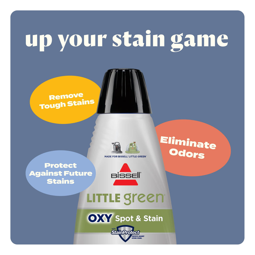 BISSELL Little Green Mini Portable Carpet and Upholstery Deep Cleaner, Car/Auto Detailer, with HydroRinse Self-Cleaning Tool and 4" Tough Stain Tool, Tea Green, 4075