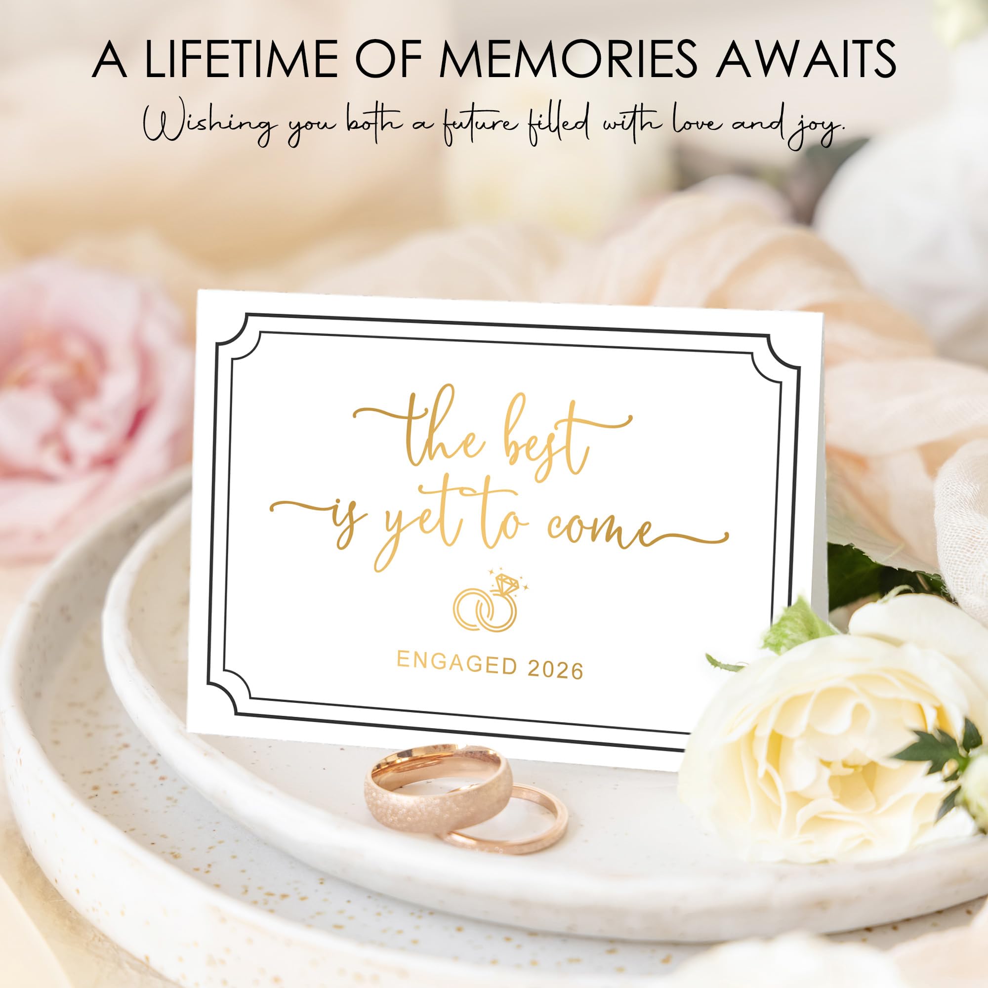 Engagement Gifts for Couples Newly Engaged Gifts for Couple Happy Engagement Gift for Women Fiance Gift for Women Just Engaged Decorations Ideas with Mugs Socks Candle Card for Her Him Men Best Friend