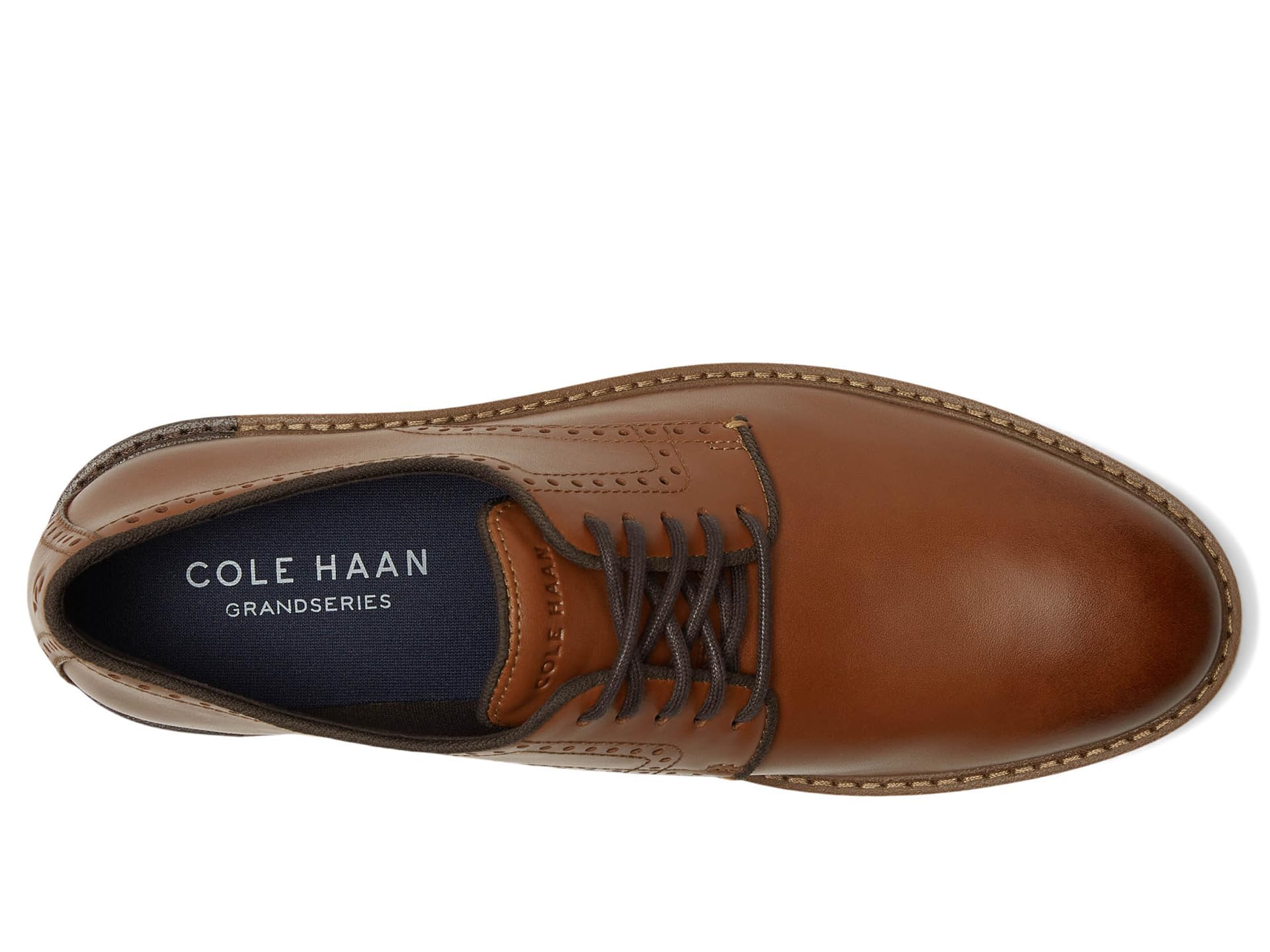 Cole Haan Men's Go-to Plain Toe Oxford, British Tan, 11 Medium