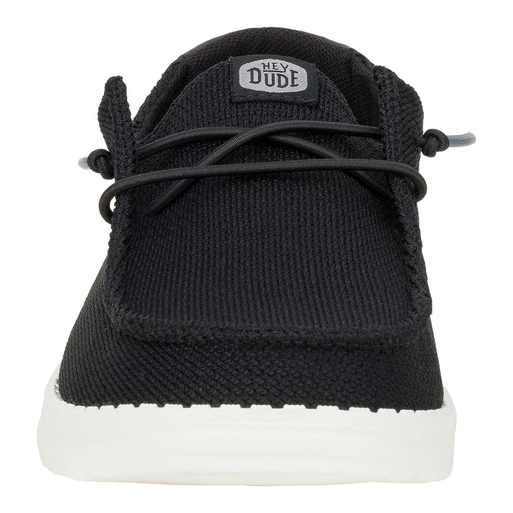 HEYDUDE Women's Wendy Hex Black Size 8 | Women's Slip On Shoes | Comfortable & Light-Weight