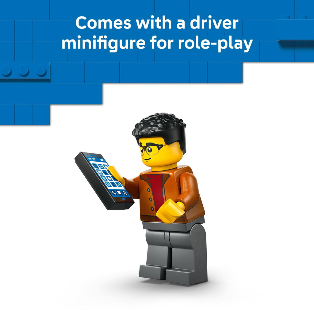 LEGO City EV Supercar Building Toy for Kids - Pretend Play Set for Boys & Girls, Ages 5+ - Sports Car Toy W/Driver Minifigure - Gift Idea for Birthdays - 60486