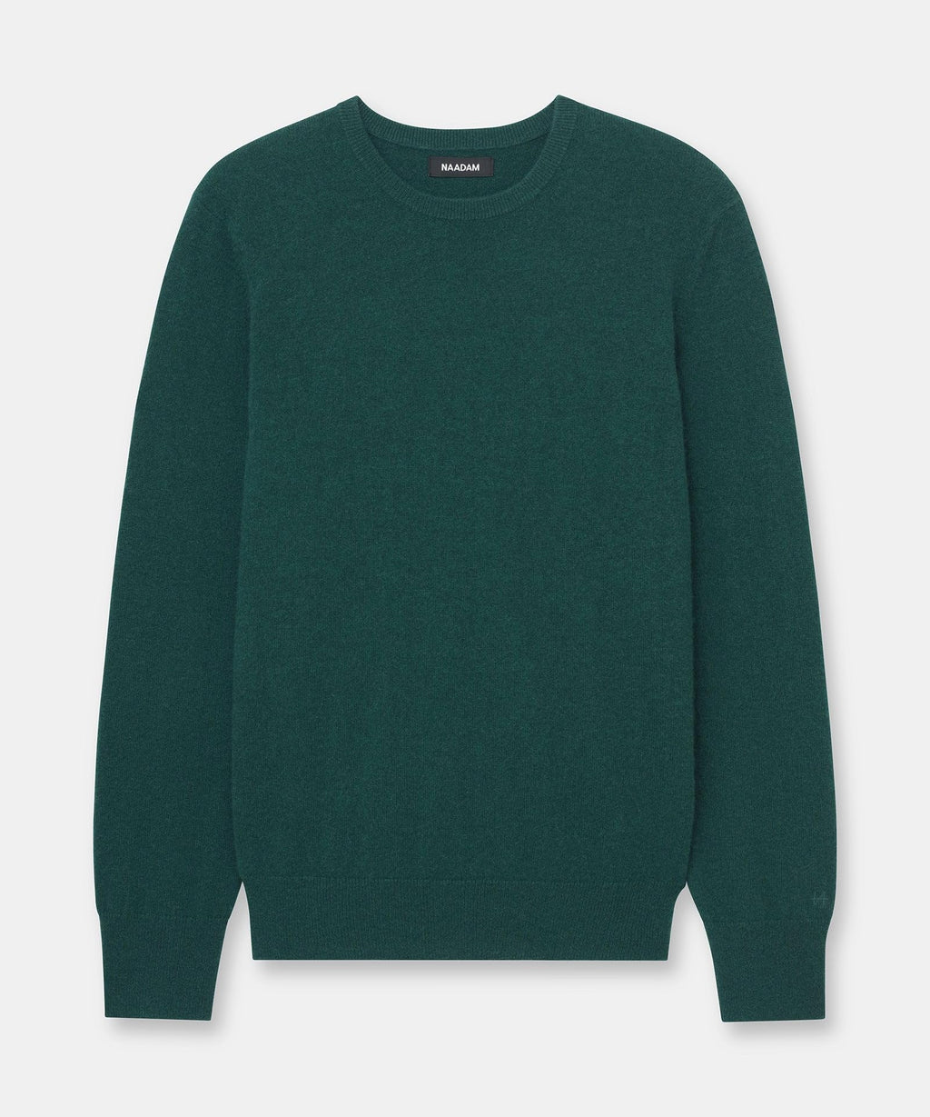 The Original Cashmere Crewneck Sweater Men's (US, Alpha, X-Large, Regular, Regular, Pine)