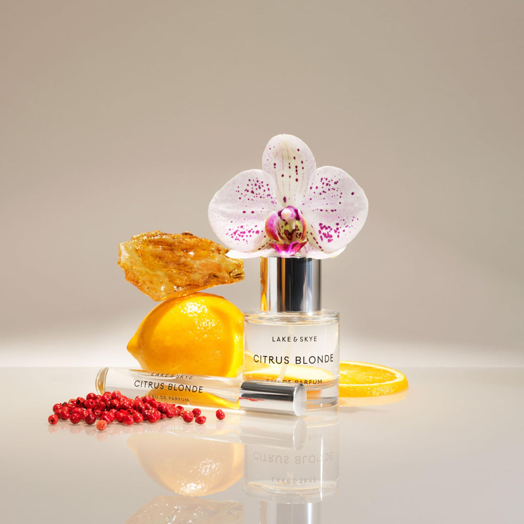 Lake & Skye Citrus Blonde 2mL Eau de Parfum Sample - Bergamont, Cedarwood, Floral, Fruity, Vegan, Paraben-Free, Cruelty-Free