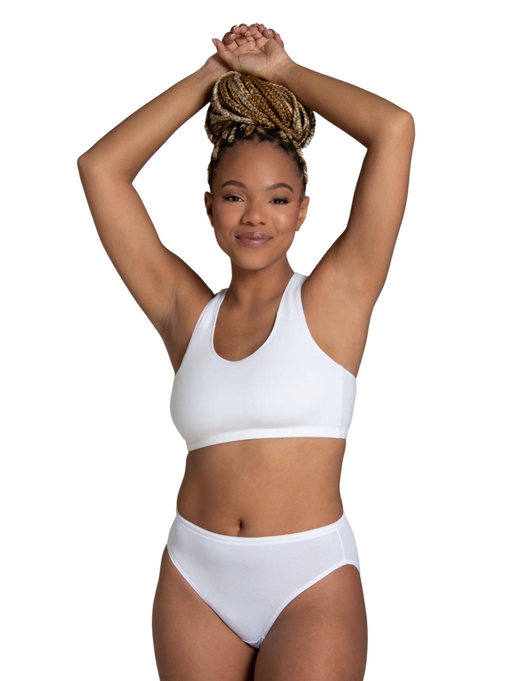 Fruit of the Loom Women's Breathable Panties (Regular & Plus Size), Hi Cut - Micro Mesh - 6 Pack, 8