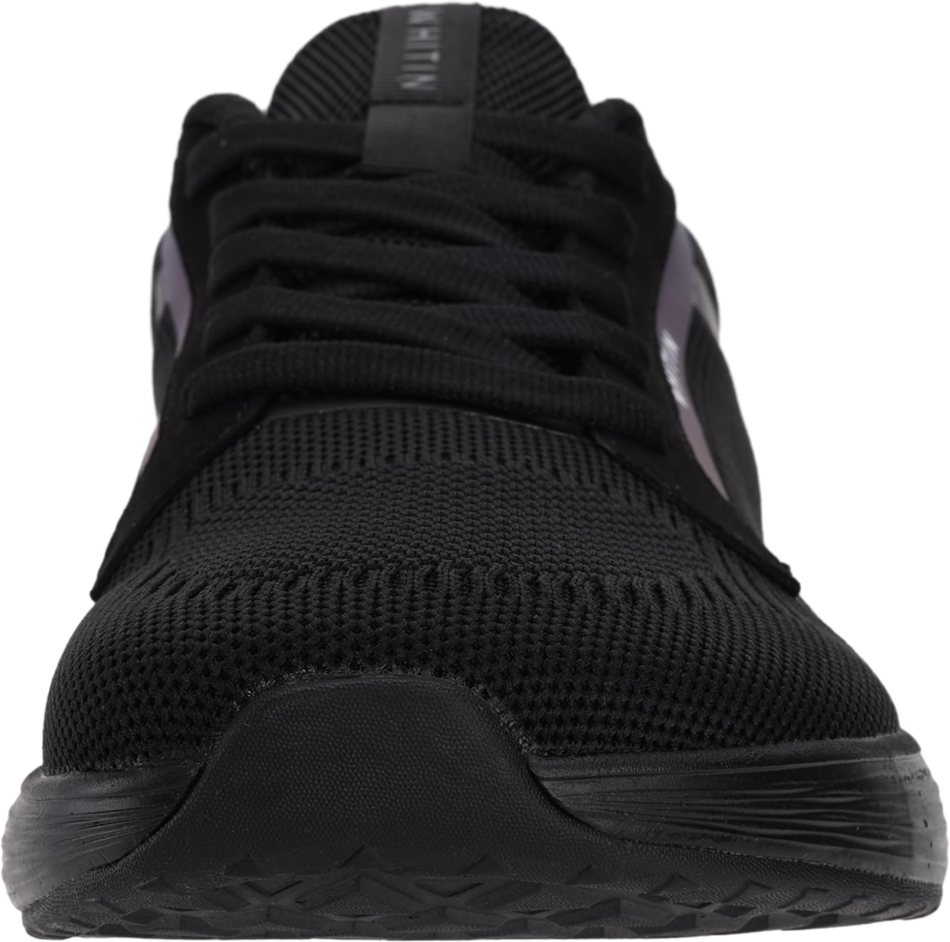 WHITIN Men's Wide Width Shoes Zero Drop Size 10 10.5 Athletics Running Walking Tennis Sports Breathable Sneakers Lightweight Rubber Black 44