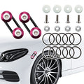 Mejiao Bumper Clips Pink 12PC Bumper Quick Release Universal Bumper Holders for Cars it Can be Applied to Front and Rear Bumpers,Trunks,Fenders,Hatches,Hoods,Etc.