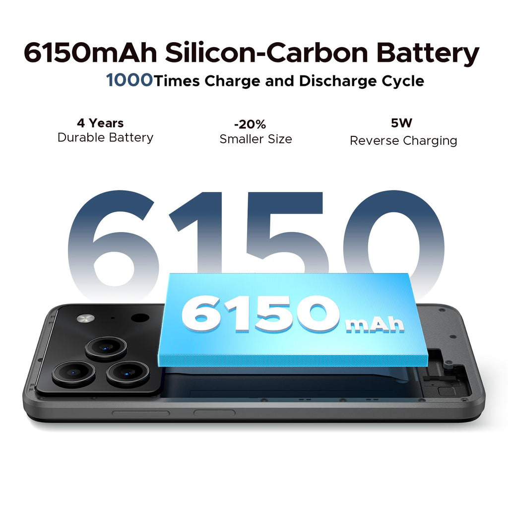 DOOGEE Note 56 Pro Android 16 Unlocked Phone with Gemimi AI,32GB+128GB/2TB Cell Phone,6150mAh Battery,6.56''HD+90Hz IPS,Dual SIM Octa Core Smartphone,Dual Camera/8.45mm Ultra-Slim/NFC/OTG/Face ID