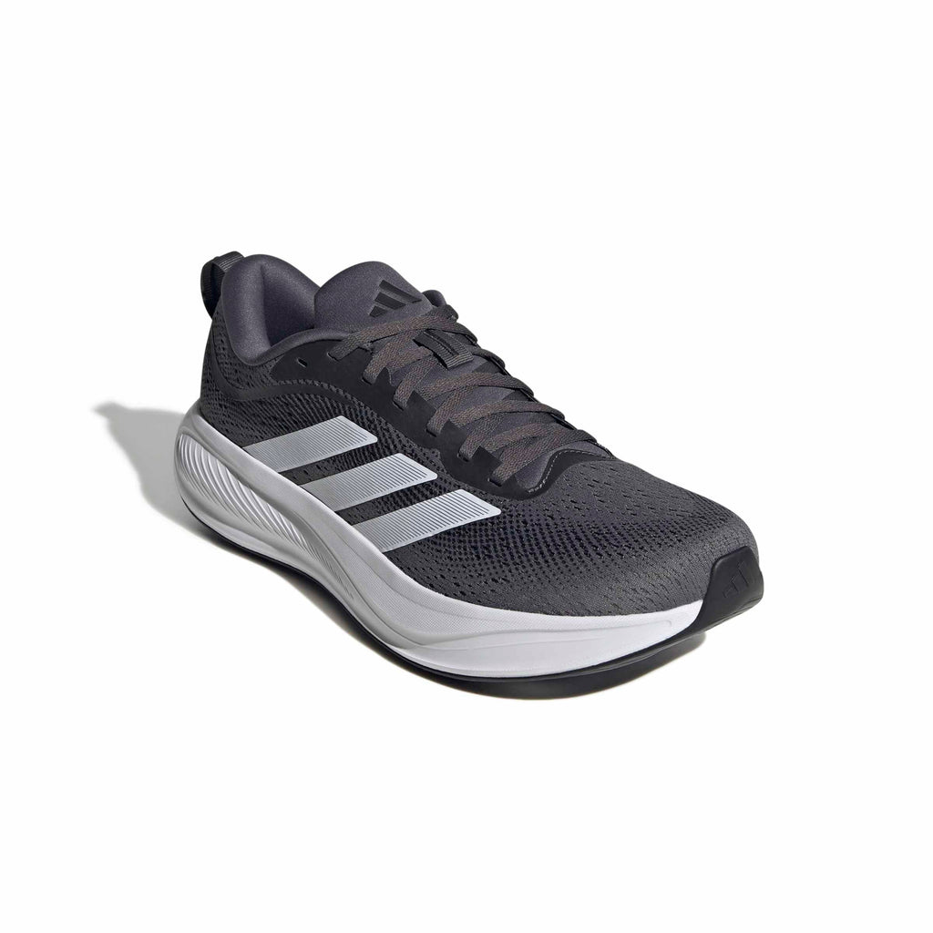 adidas Men's Response Pace Running, Black/White/Matte Silver, 8.5