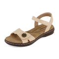 CUSHIONAIRE Bloom Comfortable Dressy Womens Sandals with Arch Support, Adjustable Straps, and Memory Foam Footbed, NUDE 9