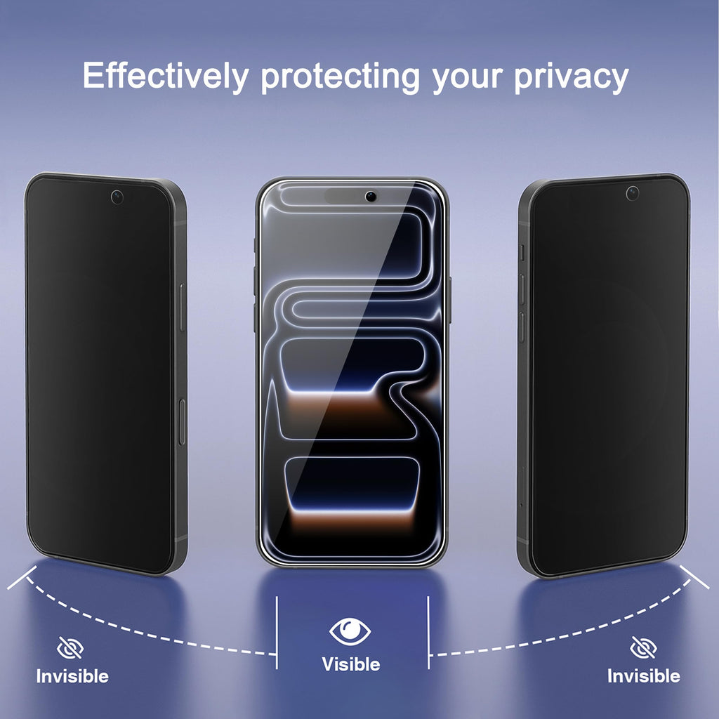 Ailun 3 Pack for iPhone 17 Pro Max Privacy Screen Protector [6.9 inch]+ 3 Pack Camera Lens Protector with Installation Frame,Dynamic Island Compatible,Anti Spy Tempered Glass[9H Hardness]-HD