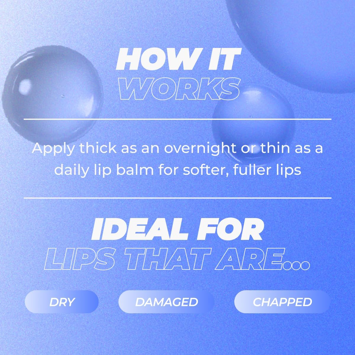 Vitamasques Lip Butter Balm Strawberry, Korean Lip Balm - Peptide Lip Treatment - Lip Balm Hydrating - Light Tinted Lip balm - Made in Korea - 0.33 fl.oz