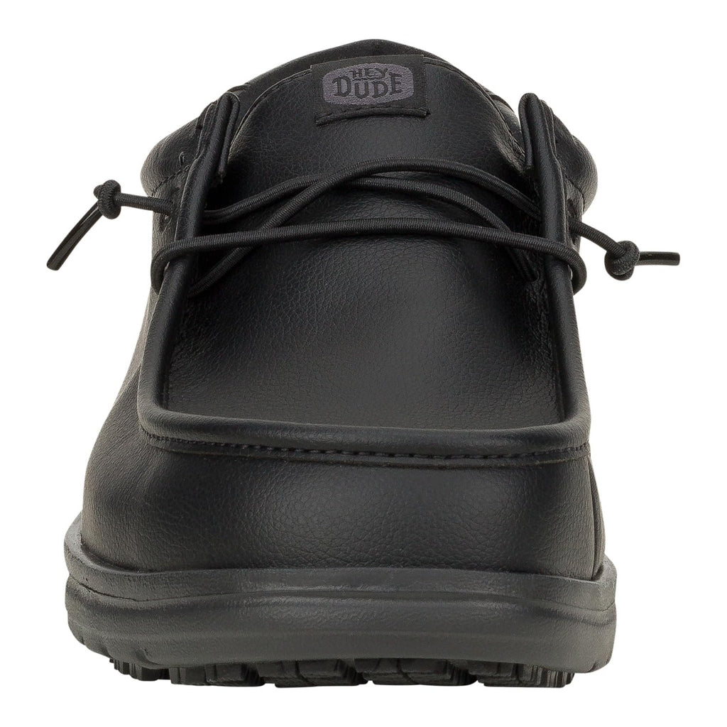 HEYDUDE Wally Work CE Classic Black Size 11, Men’s Shoes, Men's Slip-on Loafers, Comfortable & Light-Weight