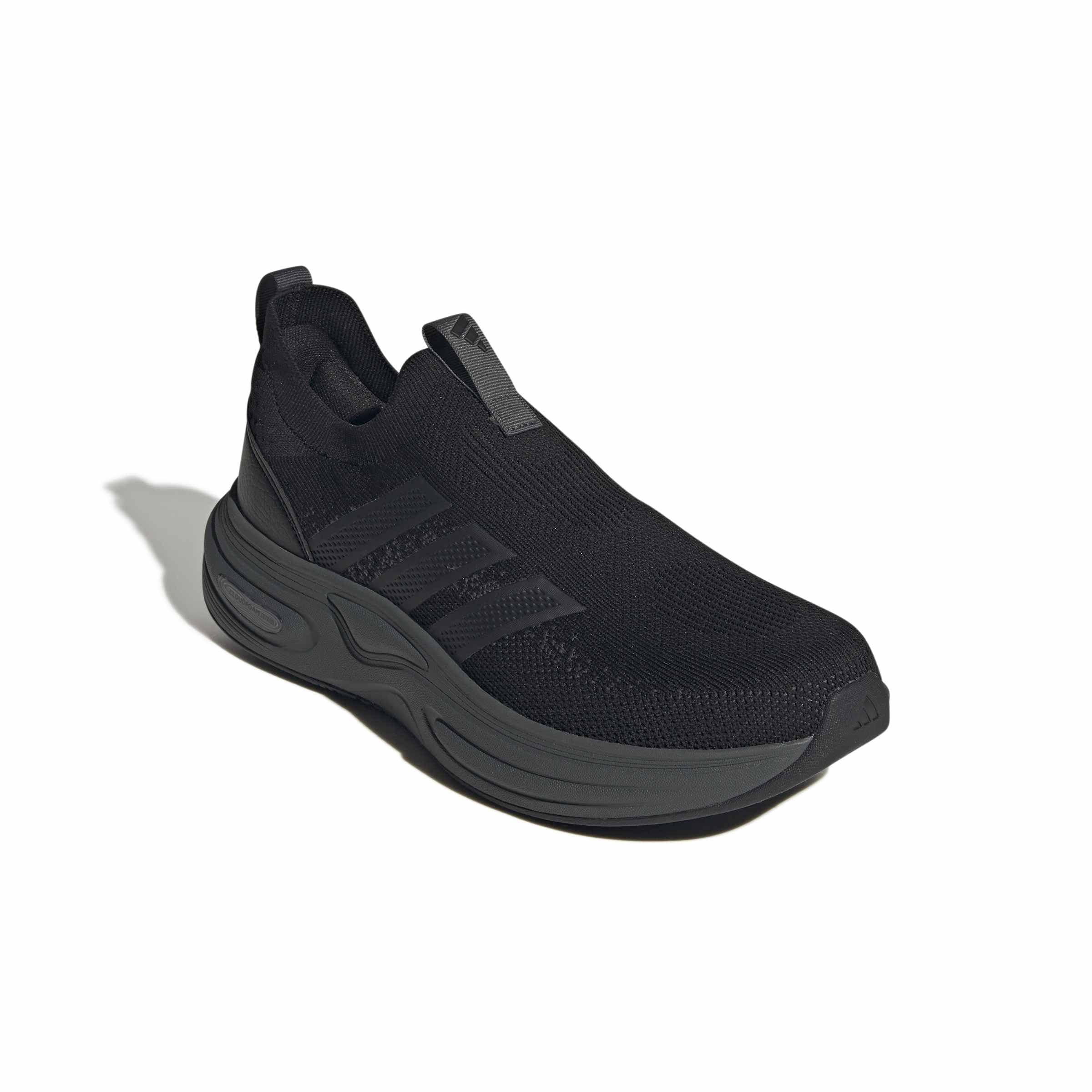 adidas Men's Cloudfoam Cuxxion - Sock, Black/Carbon/Grey, 10.5