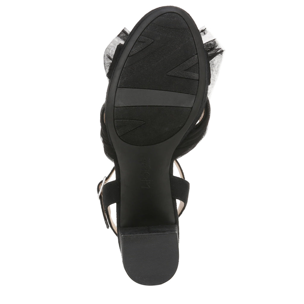 LifeStride Womens Last Dance Sandal Black 11 W