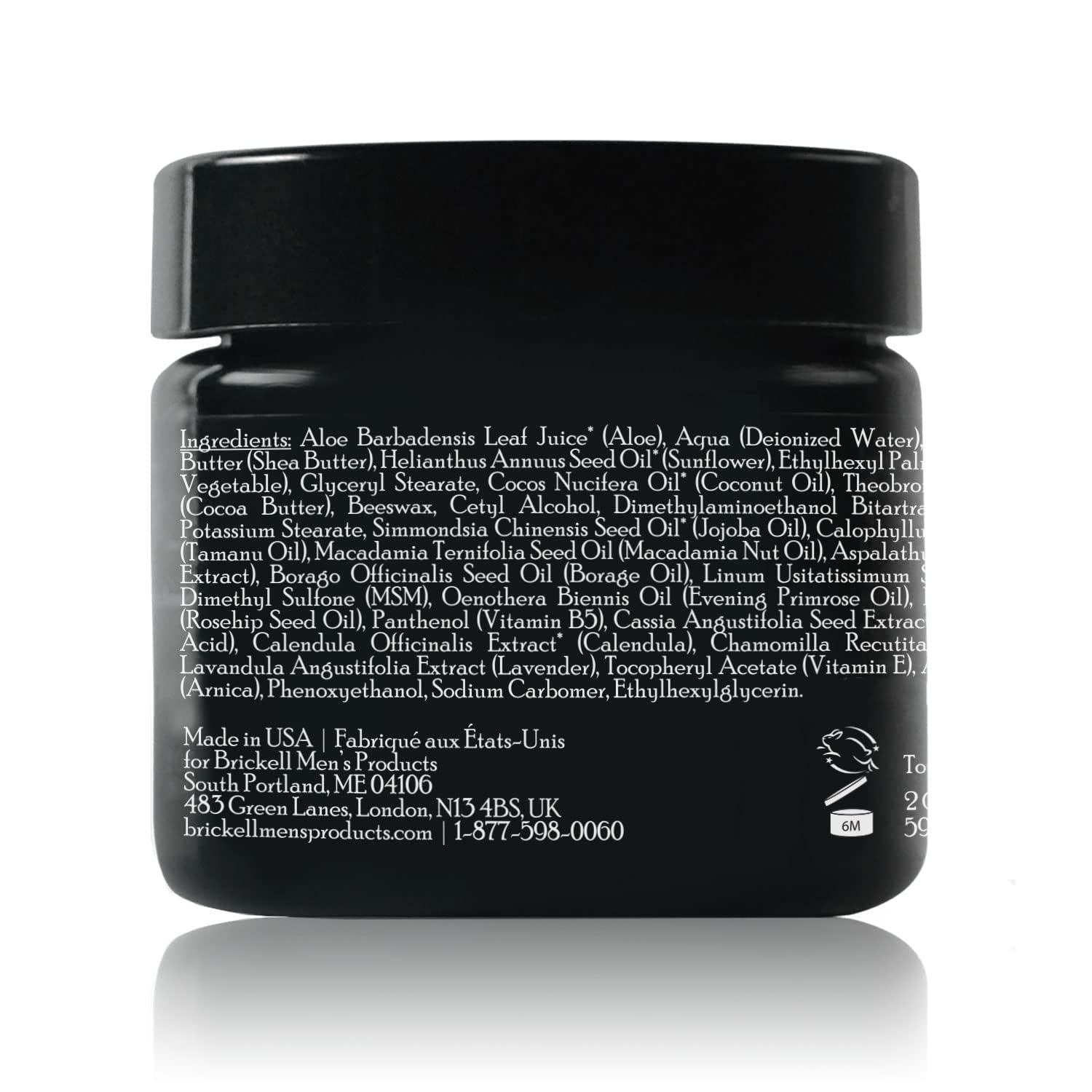 Brickell Men's Revitalizing Anti-Aging Cream For Men, Face Moisturizer For Face To Reduce Fine Lines and Wrinkles, Natural and Organic Anti Wrinkle Night Face Cream, 2 Ounce, Scented