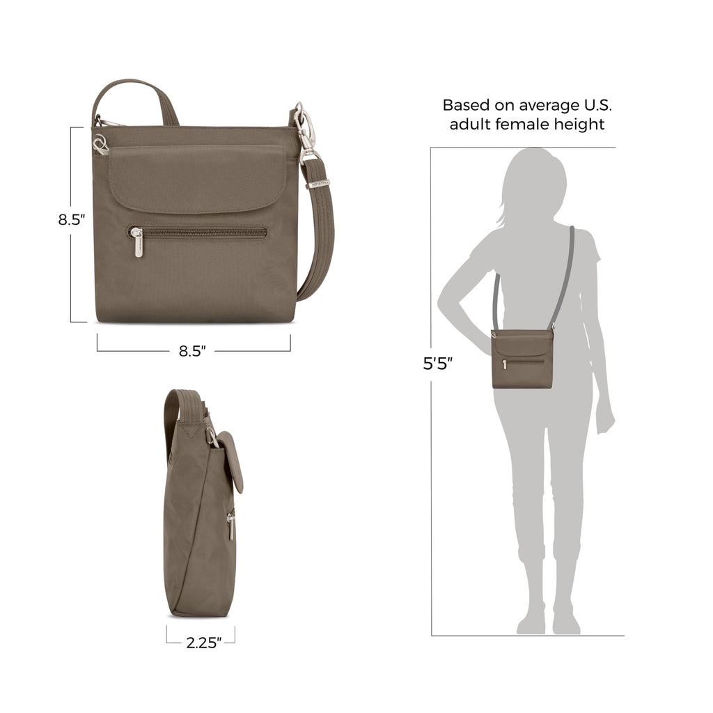 Travelon Anti-Theft Classic Mini Shoulder Bag