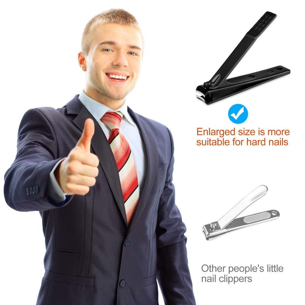 Manicure Set Men Travel Manicure Set Nail Clippers Mens Accessories Stainless Steel Nail Clippers Set Pedicure Set Personal Care Kit Nail Grooming Kit Gift for Men Husband Friend Parents Women