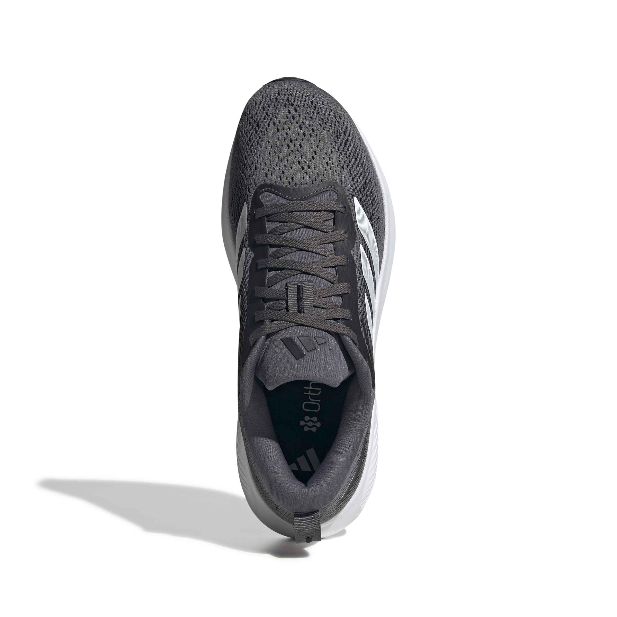 adidas Men's Response Pace Running, Black/White/Matte Silver, 8.5
