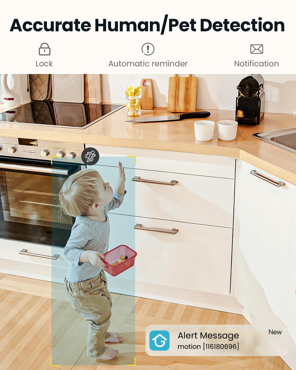 ieGeek Indoor Camera, 2K Cameras for Home Security, 5G Security Camera Indoor, 360° Pet/Dog/Baby Camera with Phone App, AI Tracking, 2-Way Audio, Night Vision, 24/7 SD Card Storage, Alexa (2 Pack)