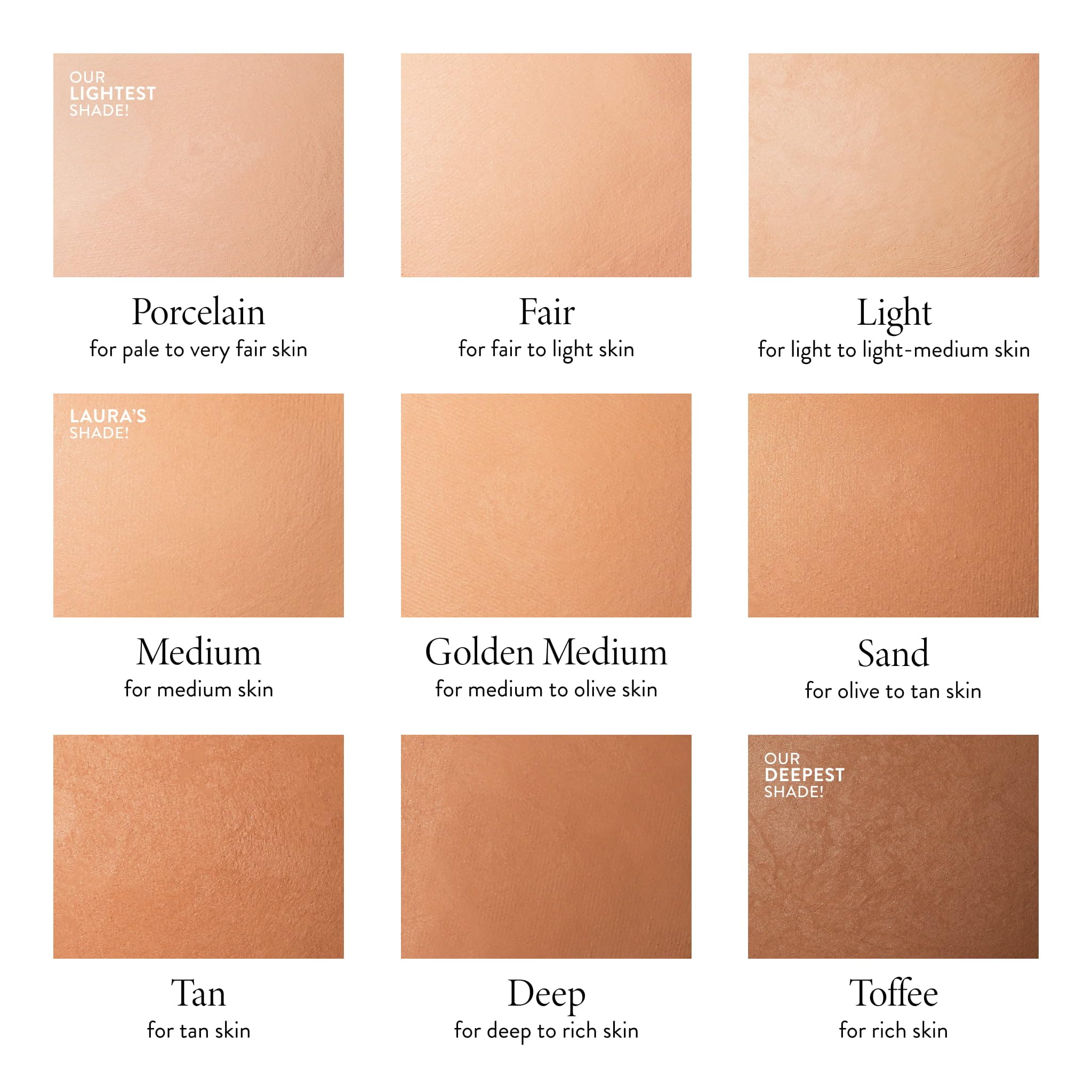 LAURA GELLER NEW YORK Baked Double Take Powder Foundation - Porcelain - Buildable Medium to Full Coverage - Matte Finish