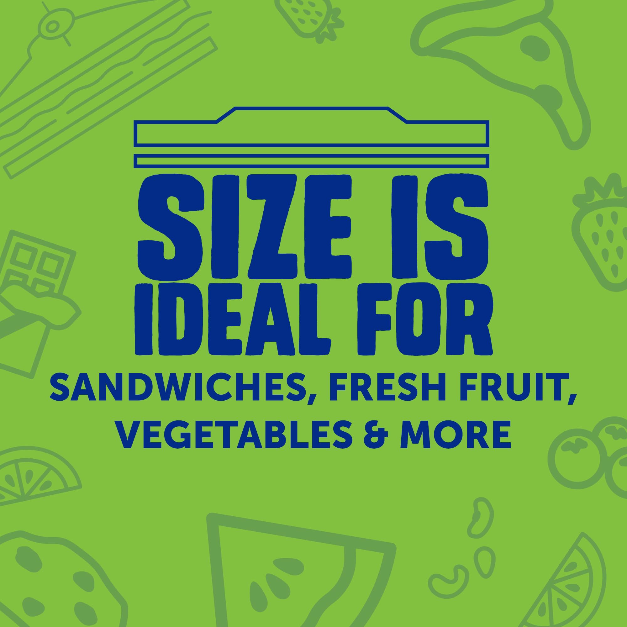 Ziploc Sandwich and Snack Bags with EasyGuide Texture, Plastic Storage Bags with Grip 'n Seal Technology, 270 Bags Total