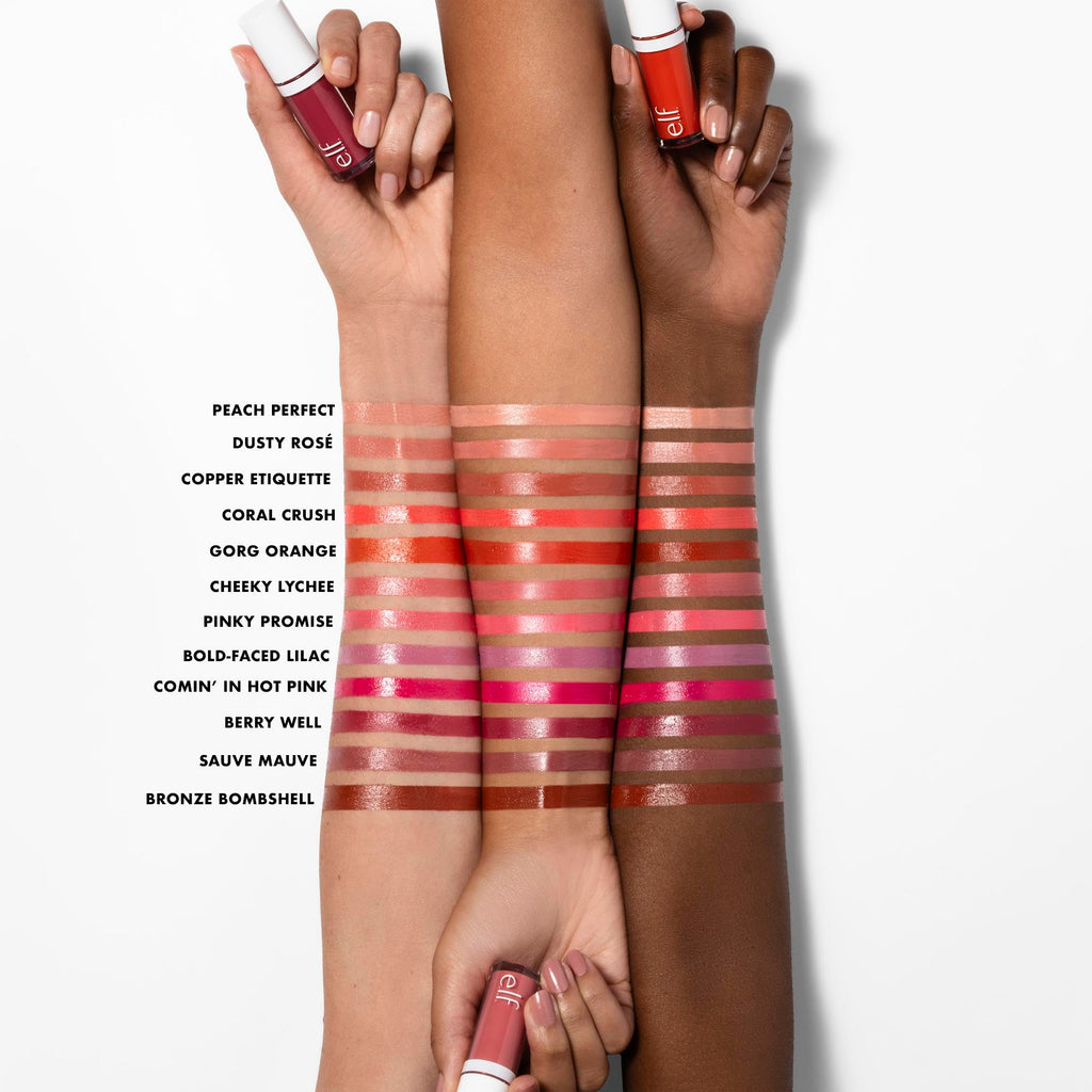 e.l.f. Camo Liquid Blush, Long-lasting Liquid Blush For High-pigment Color, Creates A Soft, Dewy Finish, Vegan & Cruelty-free, Cheeky Lychee