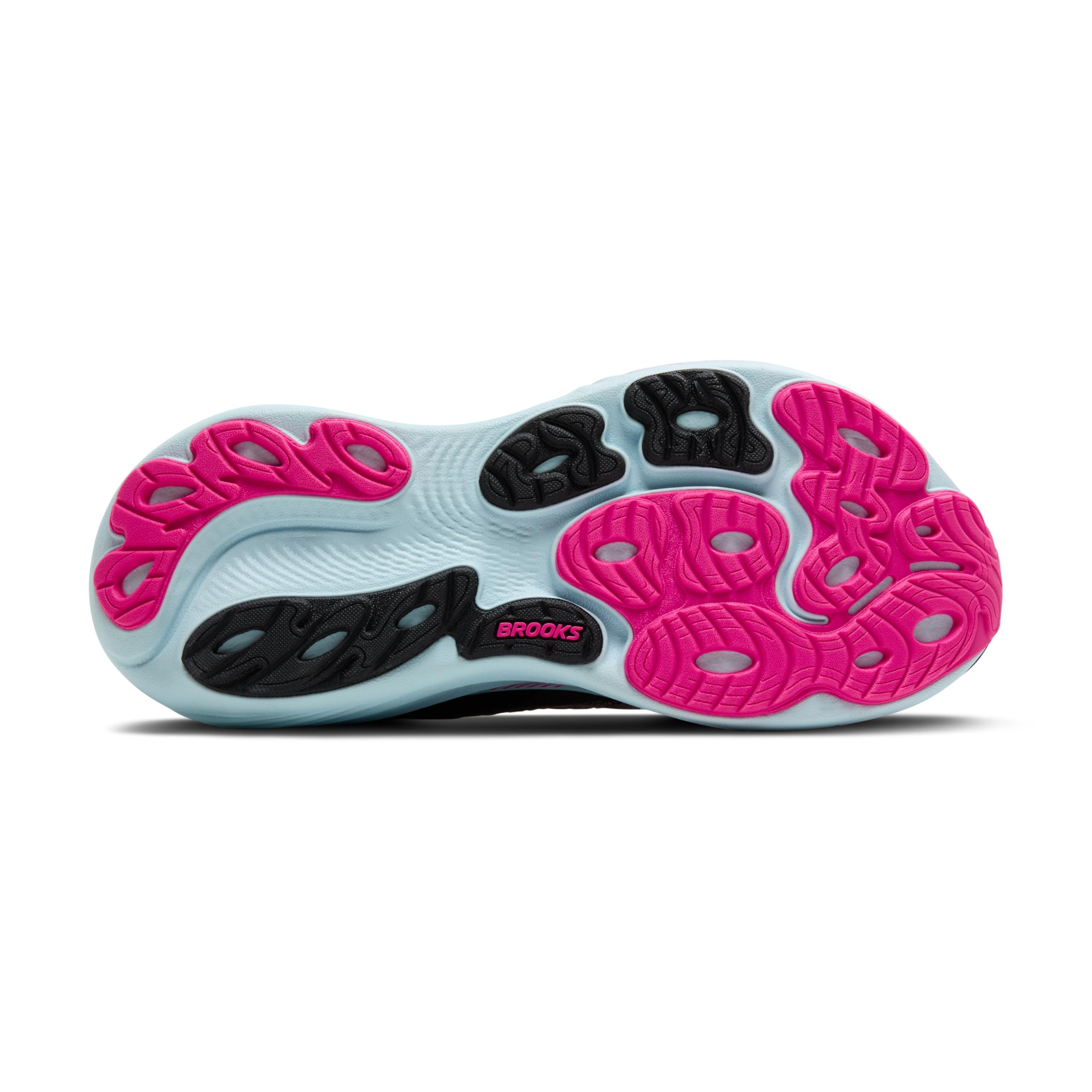 Brooks Women’s Adrenaline GTS 25 Supportive Running & Walking Shoe - Black/Cyber Pink/Iced Aqua - 9 Medium