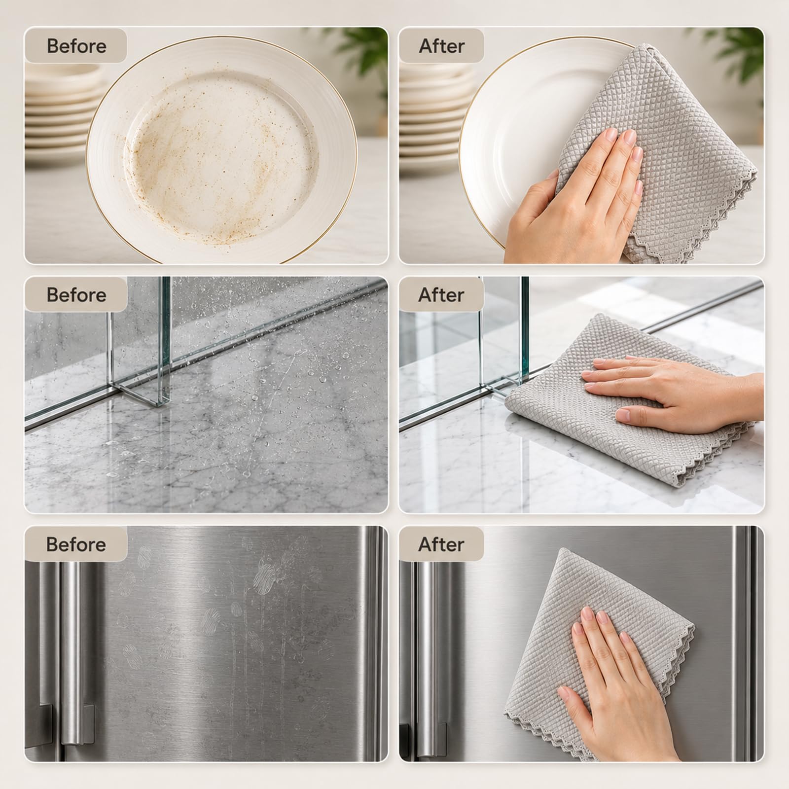 10Pcs Cloths, Wire Mesh Cleaning Cloth,Multipurpose Silver Mesh Dishcloth,Reusable Non Scratch Wire Dishcloth for Kitchen Dishes, Sinkss