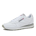 Reebok Classic Leather Sneakers for Men - Black or White Tennis Mens Shoes, Footwear White/Pure Grey3/Pure Grey, 11