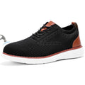 Furuian Steel Toe Shoes for Men Safety Shoes for Men Casual Dress Work Sneakers Lightweight Steel Toe Work Sneakers Comfortable Safety Tennis Oxfords Black