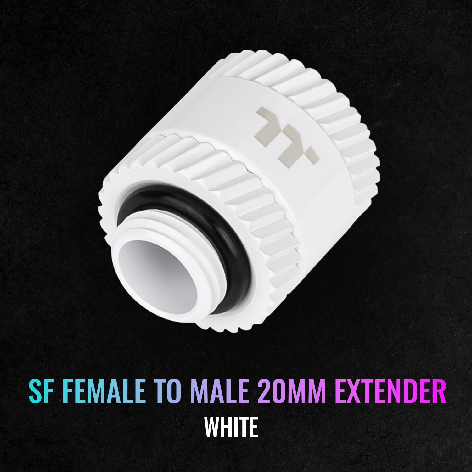 Thermaltake Pacific SF Female to Male 20mm Extender White/DIY LCS/Fittings CL-W392-CU00WT-A
