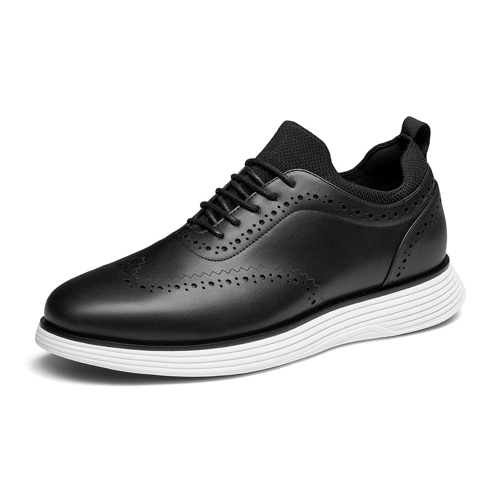 Bruno Marc Men's MaxFlex Dress Sneakers Oxfords Casual Wingtip Brogue Shoes,Size 13,Black,SBOX2326M