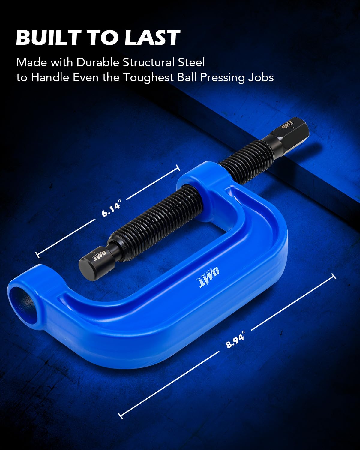 Orion Motor Tech Ball Joint Press Kit, 21-Piece Ball Joint Removal Tool for Installing and Removing Ball Joints, U Joints, and Anchor Pins, Heavy Duty Ball Joint Press Tool for 2WD and 4WD Vehicles